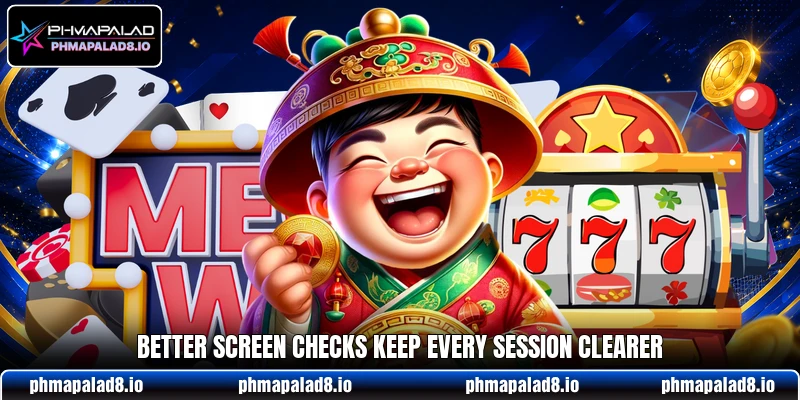 Better screen checks keep every session clearer Better screen checks keep every session clearer