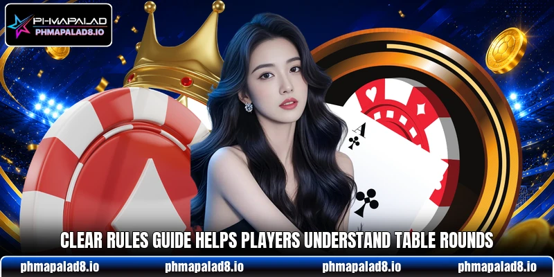 Clear rules guide helps players understand table rounds Clear rules guide helps players understand table rounds