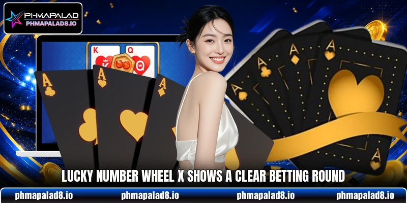 Lucky Number Wheel X shows a clear betting round Lucky Number Wheel X shows a clear betting round