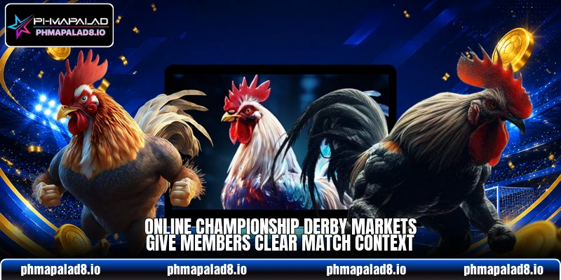 Online Championship Derby markets give members clear match context Online Championship Derby markets give members clear match context