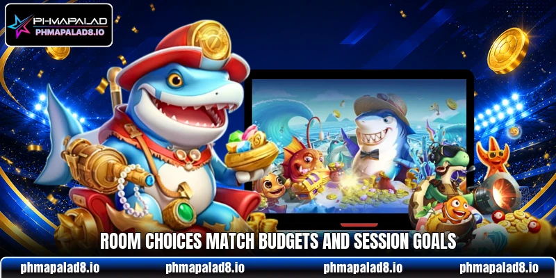 Room choices match budgets and session goals Room choices match budgets and session goals