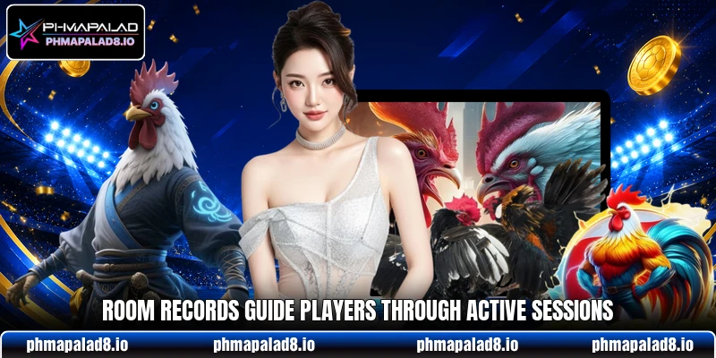 Room records guide players through active sessions Room records guide players through active sessions