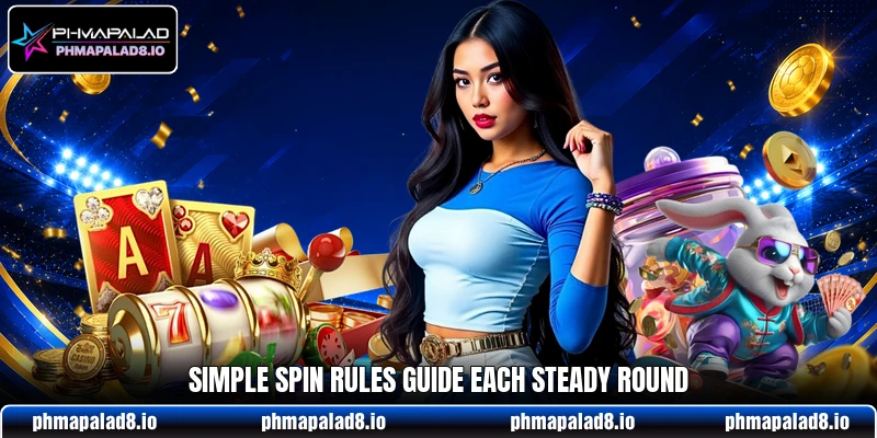 Simple spin rules guide each steady round Simple spin rules guide each steady round