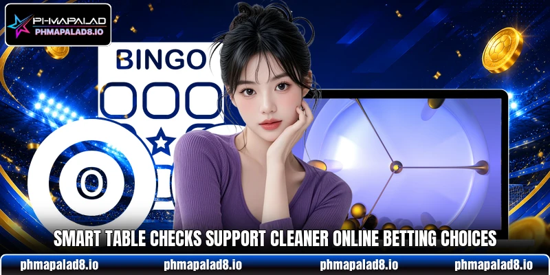 Smart table checks support cleaner online betting choices Smart table checks support cleaner online betting choices